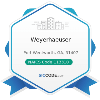 Weyerhaeuser - NAICS Code 113310 - Logging