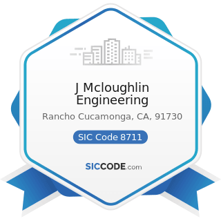 J Mcloughlin Engineering - SIC Code 8711 - Engineering Services