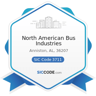 North American Bus Industries - SIC Code 3711 - Motor Vehicles and Passenger Car Bodies