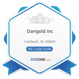 Darigold Inc - SIC Code 5149 - Groceries and Related Products, Not Elsewhere Classified