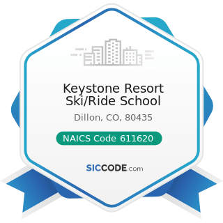 Keystone Resort Ski/Ride School - NAICS Code 611620 - Sports and Recreation Instruction
