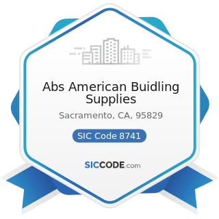 Abs American Buidling Supplies - SIC Code 8741 - Management Services