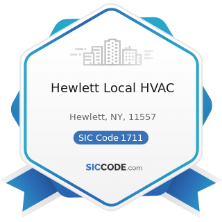 Hewlett Local HVAC - SIC Code 1711 - Plumbing, Heating and Air-Conditioning