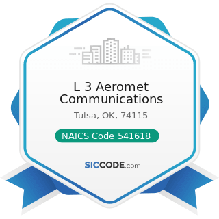 L 3 Aeromet Communications - NAICS Code 541618 - Other Management Consulting Services