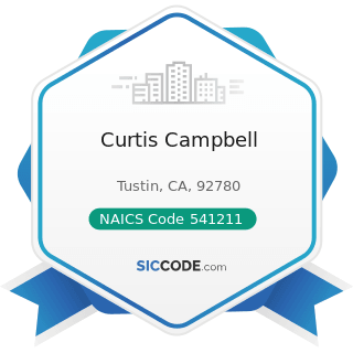 Curtis Campbell - NAICS Code 541211 - Offices of Certified Public Accountants
