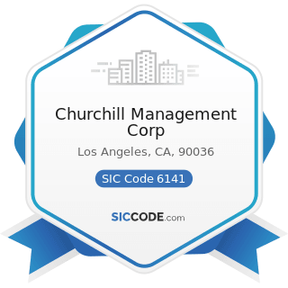 Churchill Management Corp - SIC Code 6141 - Personal Credit Institutions