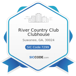 River Country Club Clubhouse - SIC Code 7299 - Miscellaneous Personal Services, Not Elsewhere...