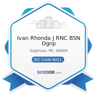 Ivan Rhonda J RNC BSN Ognp - SIC Code 8011 - Offices and Clinics of Doctors of Medicine