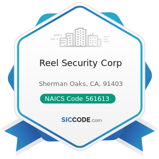 Reel Security Corp - NAICS Code 561613 - Armored Car Services