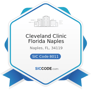 Cleveland Clinic Florida Naples - SIC Code 8011 - Offices and Clinics of Doctors of Medicine