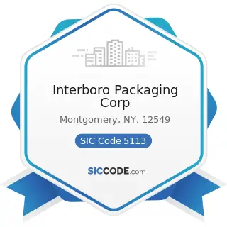 Interboro Packaging Corp - SIC Code 5113 - Industrial and Personal Service Paper
