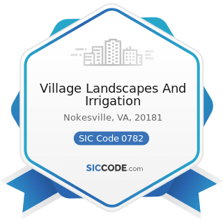 Village Landscapes And Irrigation - SIC Code 0782 - Lawn and Garden Services