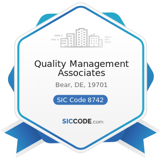 Quality Management Associates - SIC Code 8742 - Management Consulting Services