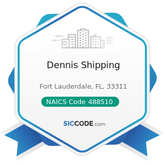 Dennis Shipping - NAICS Code 488510 - Freight Transportation Arrangement