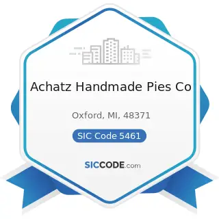 Achatz Handmade Pies Co - SIC Code 5461 - Retail Bakeries