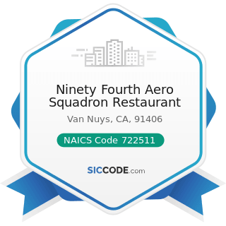 Ninety Fourth Aero Squadron Restaurant - NAICS Code 722511 - Full-Service Restaurants