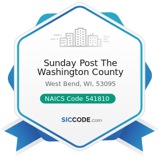 Sunday Post The Washington County - NAICS Code 541810 - Advertising Agencies