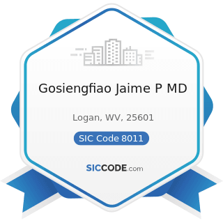 Gosiengfiao Jaime P MD - SIC Code 8011 - Offices and Clinics of Doctors of Medicine