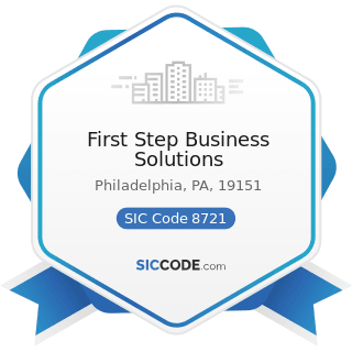 First Step Business Solutions - SIC Code 8721 - Accounting, Auditing, and Bookkeeping Services