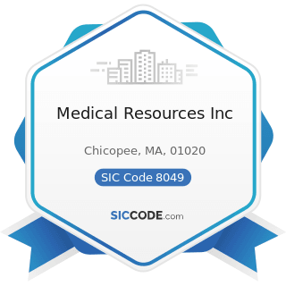 Medical Resources Inc - SIC Code 8049 - Offices and Clinics of Health Practitioners, Not...