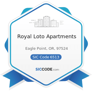 Royal Loto Apartments - SIC Code 6513 - Operators of Apartment Buildings