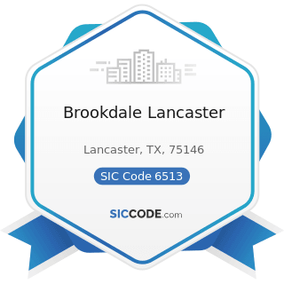 Brookdale Lancaster - SIC Code 6513 - Operators of Apartment Buildings