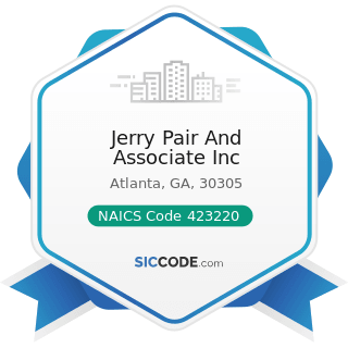 Jerry Pair And Associate Inc - NAICS Code 423220 - Home Furnishing Merchant Wholesalers