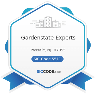 Gardenstate Experts - SIC Code 5511 - Motor Vehicle Dealers (New and Used)