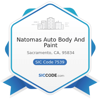 Natomas Auto Body And Paint - SIC Code 7539 - Automotive Repair Shops, Not Elsewhere Classified