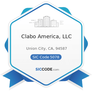 Clabo America, LLC - SIC Code 5078 - Refrigeration Equipment and Supplies