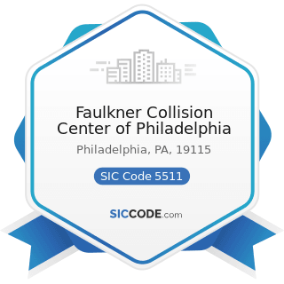 Faulkner Collision Center of Philadelphia - SIC Code 5511 - Motor Vehicle Dealers (New and Used)