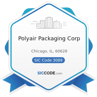 Polyair Packaging Corp - SIC Code 3089 - Plastics Products, Not Elsewhere Classified