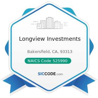 Longview Investments - NAICS Code 525990 - Other Financial Vehicles