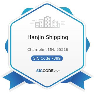 Hanjin Shipping - SIC Code 7389 - Business Services, Not Elsewhere Classified