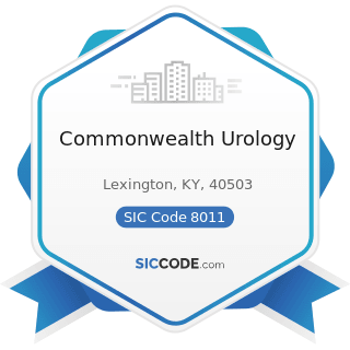 Commonwealth Urology - SIC Code 8011 - Offices and Clinics of Doctors of Medicine