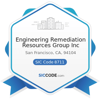 Engineering Remediation Resources Group Inc - SIC Code 8711 - Engineering Services