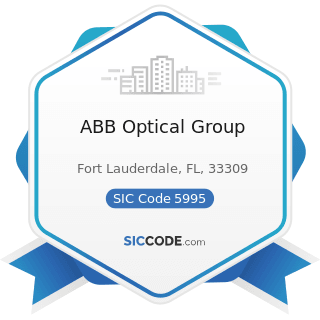ABB Optical Group - SIC Code 5995 - Optical Goods Stores