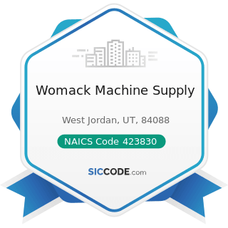 Womack Machine Supply - NAICS Code 423830 - Industrial Machinery and Equipment Merchant...
