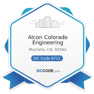 Alcon Colorado Engineering - SIC Code 8711 - Engineering Services