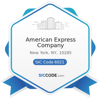 American Express Company - SIC Code 6021 - National Commercial Banks