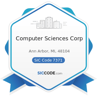 Computer Sciences Corp - SIC Code 7371 - Computer Programming Services