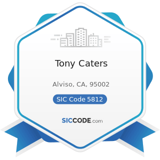 Tony Caters - SIC Code 5812 - Eating Places