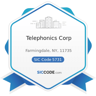 Telephonics Corp - SIC Code 5731 - Radio, Television, and Consumer Electronics Stores