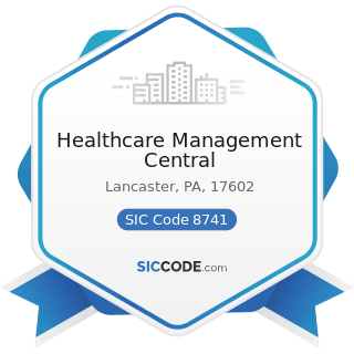 Healthcare Management Central - SIC Code 8741 - Management Services