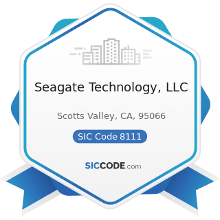 Seagate Technology, LLC - SIC Code 8111 - Legal Services