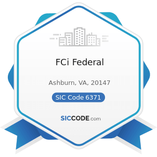 FCi Federal - SIC Code 6371 - Pension, Health, and Welfare Funds