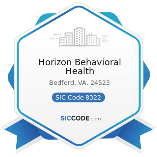 Horizon Behavioral Health - SIC Code 8322 - Individual and Family Social Services