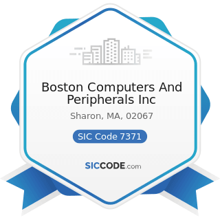 Boston Computers And Peripherals Inc - SIC Code 7371 - Computer Programming Services