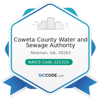 Coweta County Water and Sewage Authority - NAICS Code 221310 - Water Supply and Irrigation...