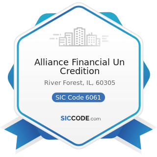Alliance Financial Un Credition - SIC Code 6061 - Credit Unions, Federally Chartered